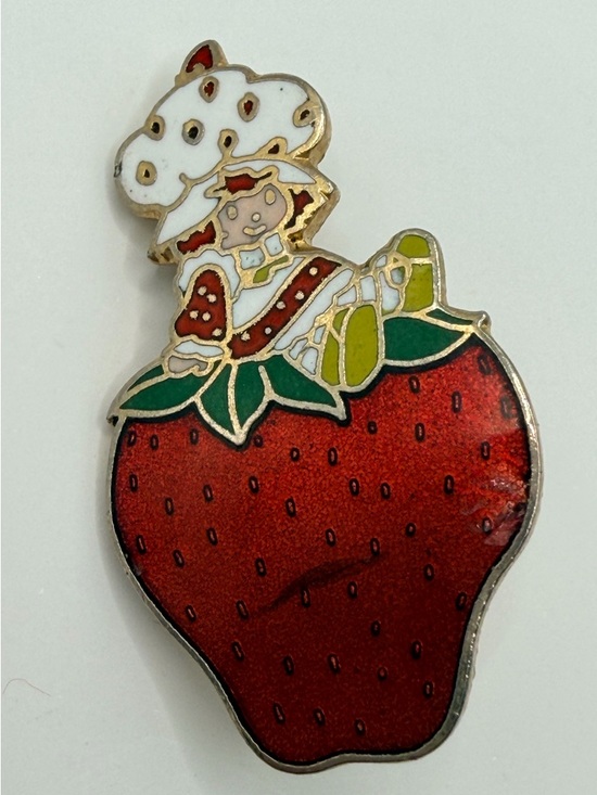 Strawberry Shortcake Other - Strawberry Shortcake Enamel Pin -1980’s